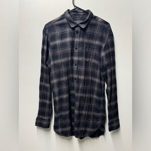 Allsaints Plaid Flannel Shirt